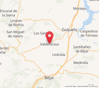 Map of Valdelacasa, Castille and León