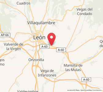 Map of Valdelafuente, Castille and León