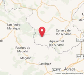 Map of Valdemadera, La Rioja