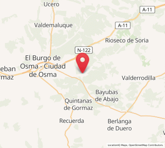 Map of Valdenebro, Castille and León