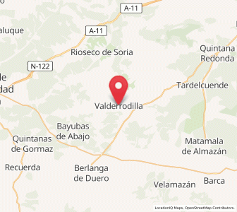 Map of Valderrodilla, Castille and León