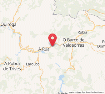 Map of Valencia do Sil, Galicia