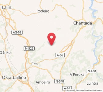 Map of Vales, Galicia