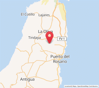 Map of Valhondo, Canary Islands