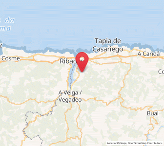 Map of Valín, Asturias