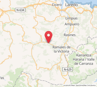 Map of Valle, Cantabria