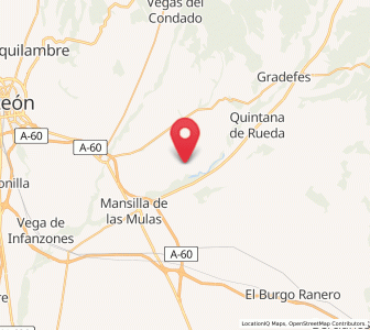 Map of Valle de Mansilla, Castille and León