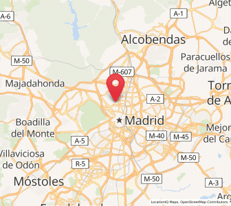 Map of Vallehermoso, Madrid