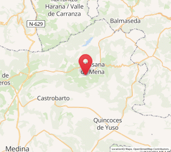 Map of Vallejo de Mena, Castille and León