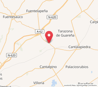 Map of Vallesa de la Guareña, Castille and León