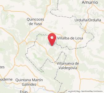 Map of Valluerca, Basque Country