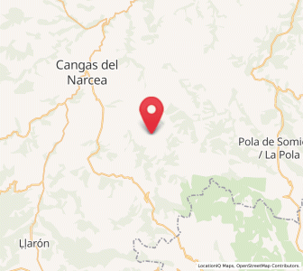 Map of Valmayor, Asturias