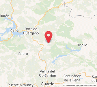 Map of Valverde de la Sierra, Castille and León