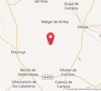 Map of Vega de Ruiponce, Castille and León