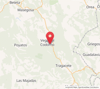 Map of Vega del Codorno, Castille-La Mancha