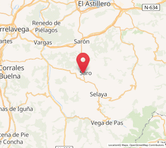Map of Vega, Cantabria