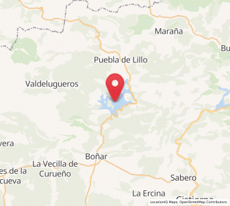 Map of Vegamián, Castille and León