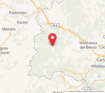 Map of Vegas do Seo, Castille and León
