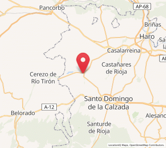 Map of Velasco, La Rioja