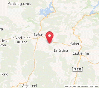 Map of Veneros, Castille and León