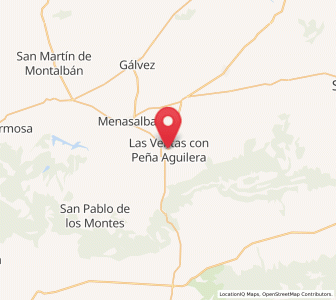 Map of Ventas con Peña Aguilera, Castille-La Mancha