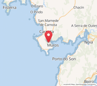 Map of Ventín, Galicia