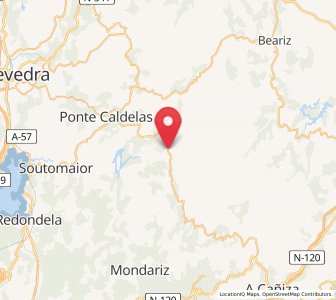 Map of Verducido, Galicia