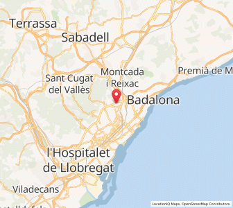 Map of Verdun, Catalonia