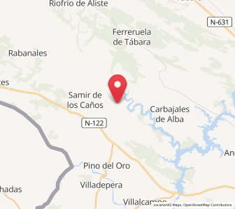 Map of Vide de Alba, Castille and León
