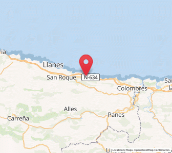 Map of Vidiago, Asturias