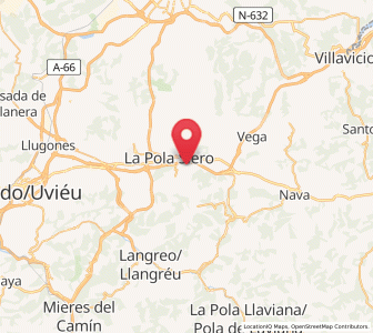 Map of Vigil, Asturias