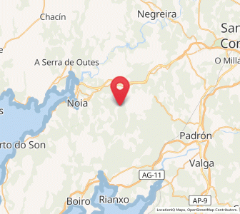 Map of Vilacova, Galicia