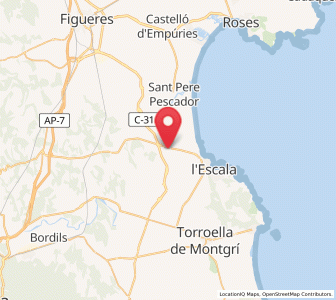 Map of Viladamat, Catalonia