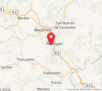 Map of Vilaicente, Galicia