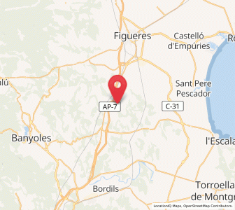 Map of Vilajoan, Catalonia