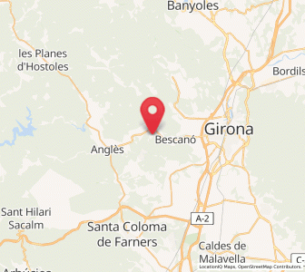 Map of Vilanna, Catalonia