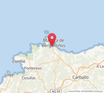 Map of Vilarnovo, Galicia