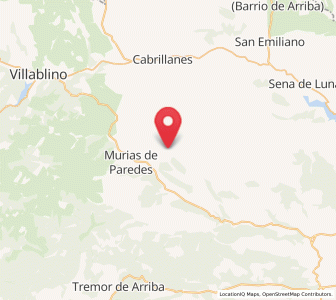 Map of Villabandín, Castille and León