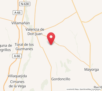 Map of Villabraz, Castille and León