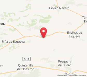 Map of Villaco, Castille and León
