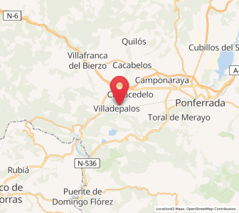 Map of Villadepalos, Castille and León