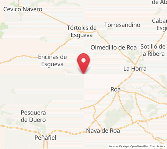 Map of Villaescusa de Roa, Castille and León