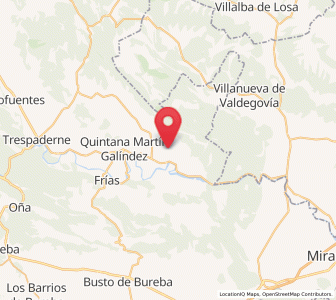 Map of Villaescusa de Tobalina, Castille and León