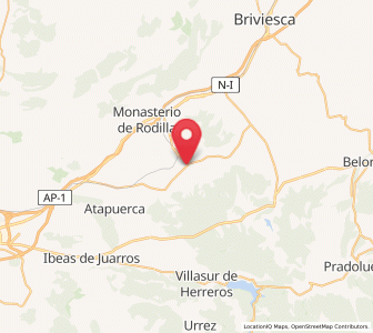 Map of Villaescusa la Sombría, Castille and León