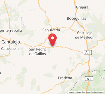 Map of Villafranca, Castille and León