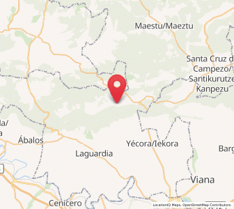 Map of Vìllafría, Basque Country