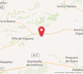 Map of Villafuerte, Castille and León