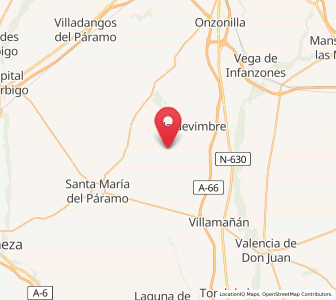 Map of Villagallegos, Castille and León