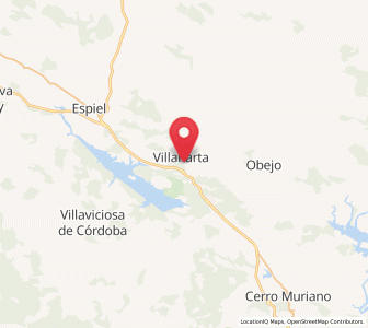 Map of Villaharta, Andalusia