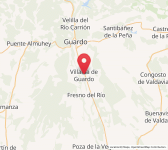 Map of Villalba de Guardo, Castille and León